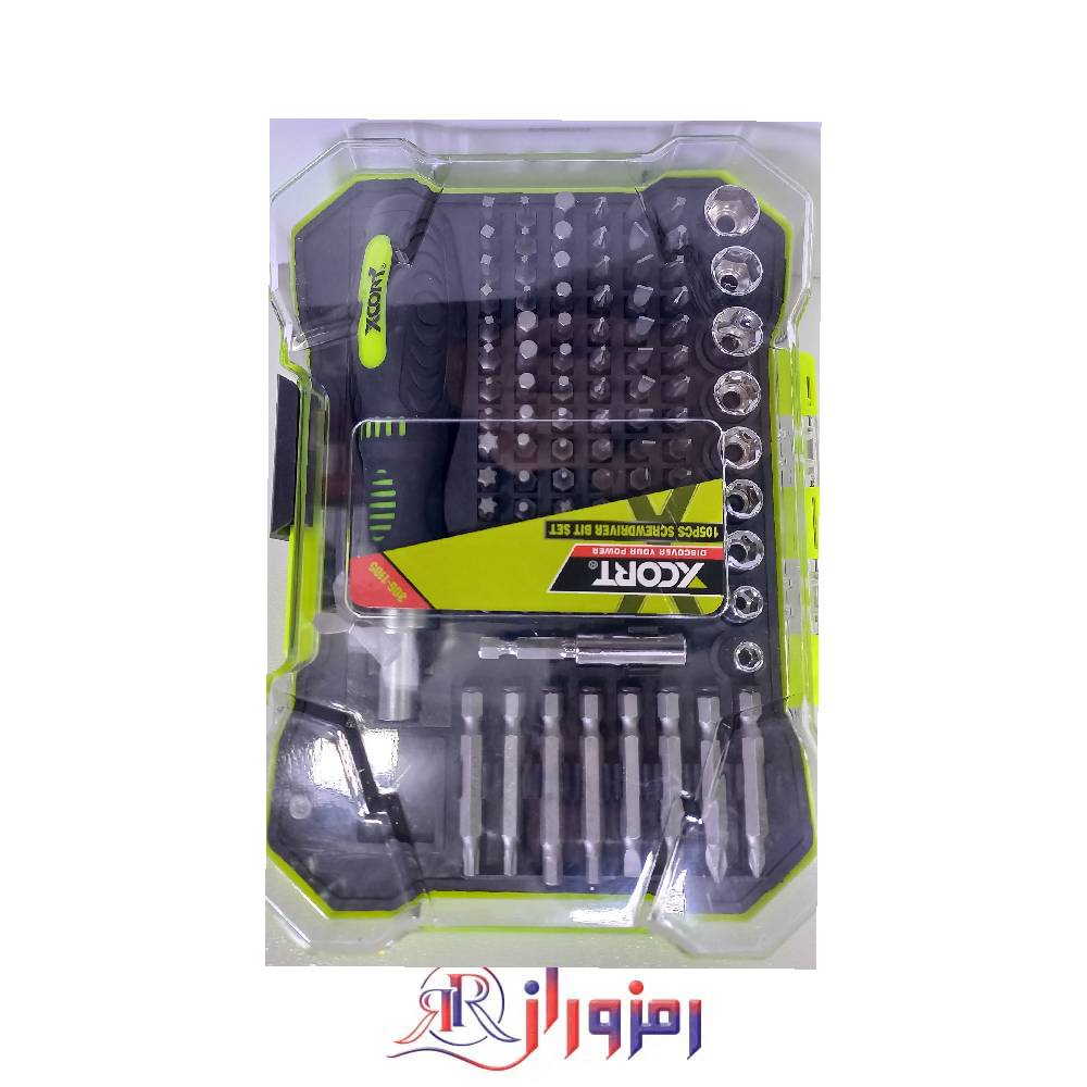 ست پیچ گوشتی 105 پارچه اکسکورت مدل1105-306 ، خرید و قیمت